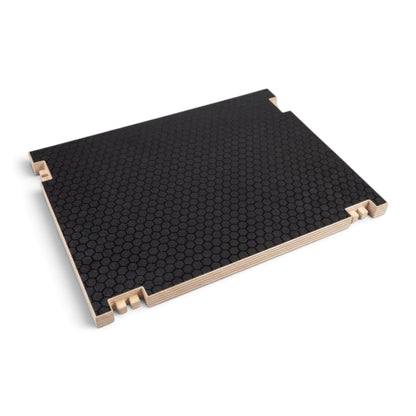 manufaktur Scheibinger - Ideen werden Objekte eucalyptus plywood workstation top for Makita MakPac with hexa pattern