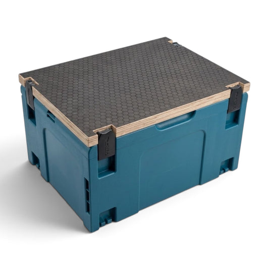manufaktur Scheibinger - Ideen werden Objekte eucalyptus plywood workstation top for Makita MakPac tool case