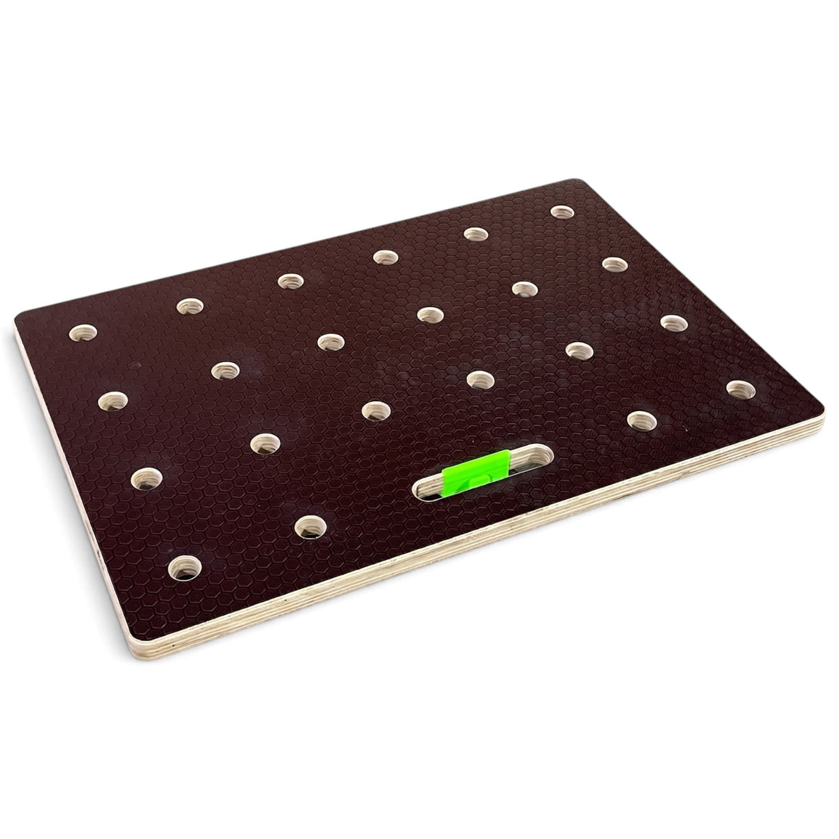 manufaktur Scheibinger - Ideen werden Objekte MFT workbench top for Festool Systainer3 with 20mm holes and green feet