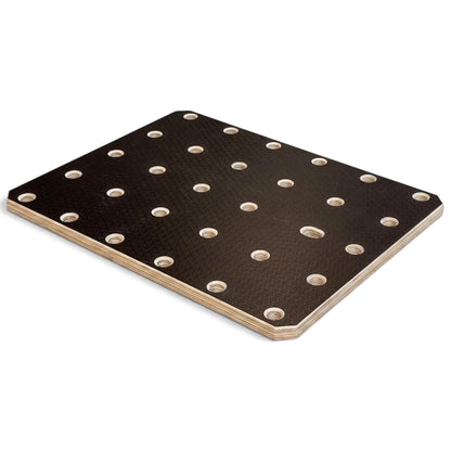 manufaktur Scheibinger - Ideen werden Objekte MFT workbench top for Bosch L-Boxx with 20mm holes and hex pattern